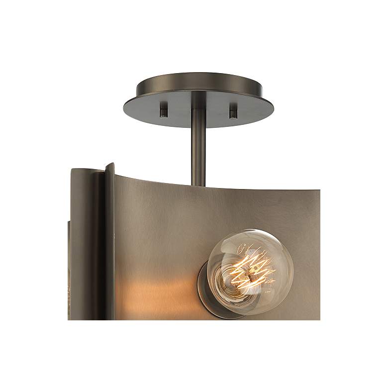 Image 4 Eurofase Metallo 17" Wide Vintage Nickel 4-Light Ceiling Light more views