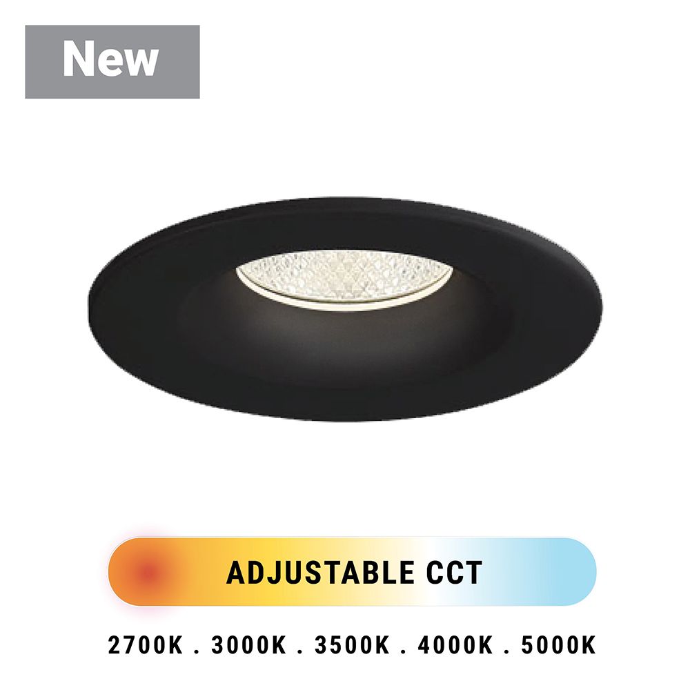 Image 2 Eurofase Midway 3 1/2" Black LED Round Recessed Downlight more views