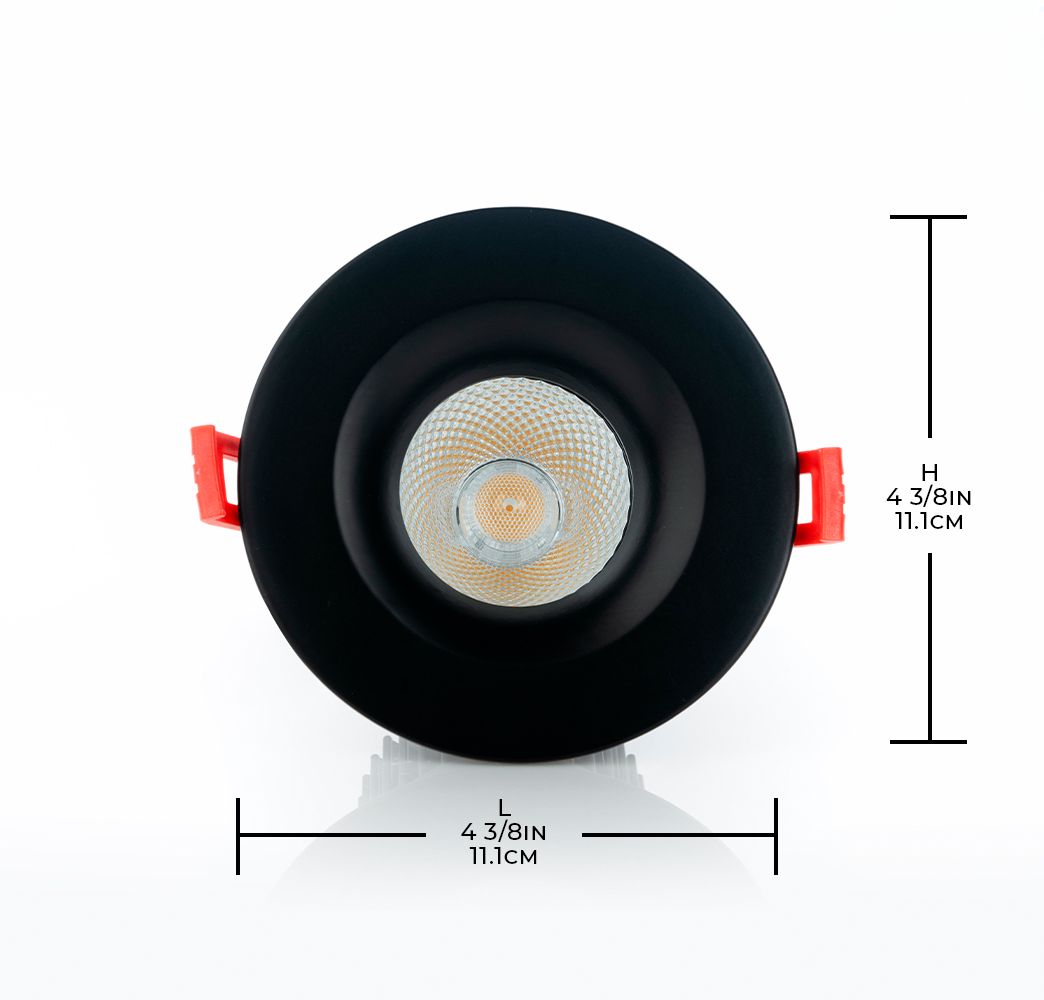 Image 3 Eurofase Midway 3 1/2" Black LED Round Recessed Downlight more views