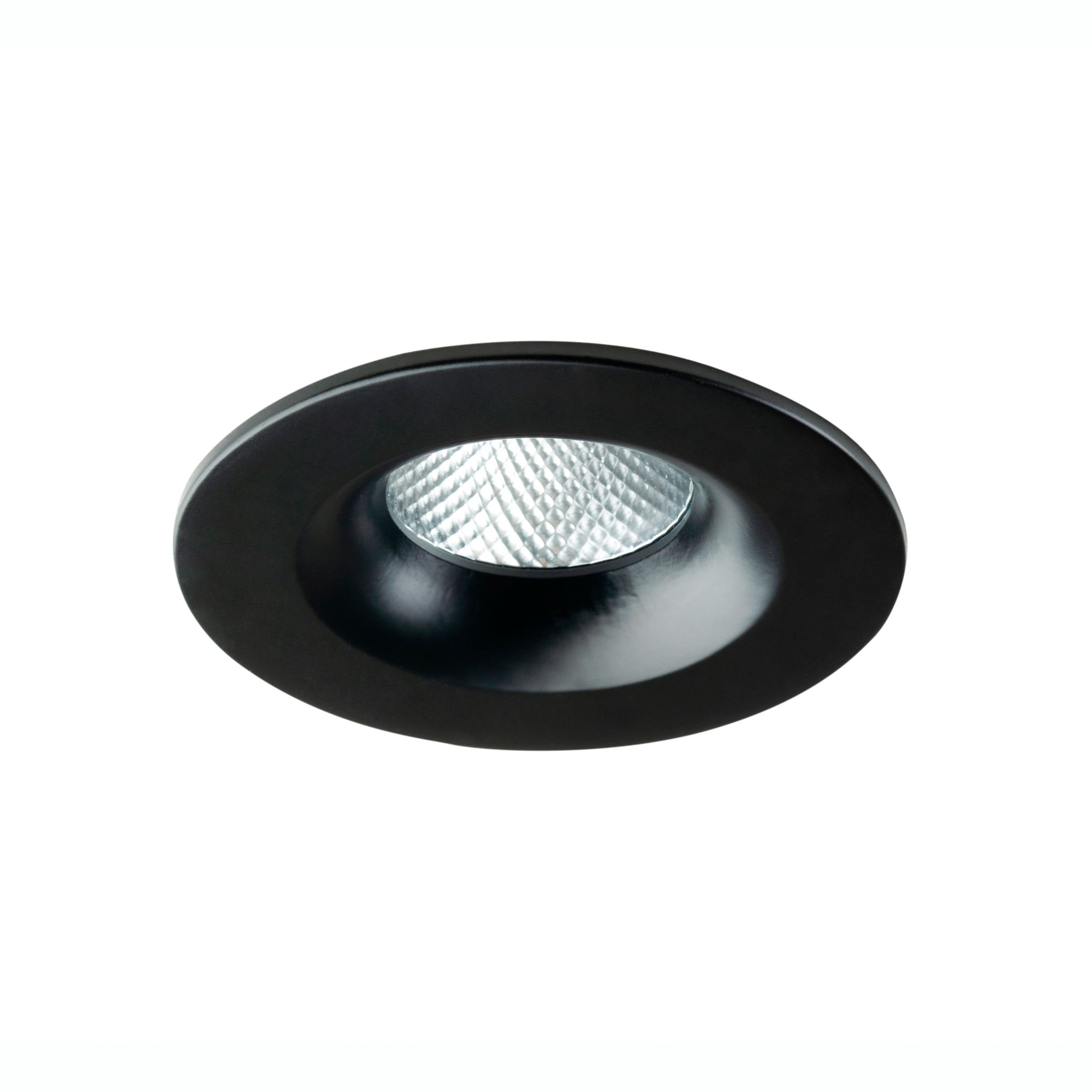 Eurofase Midway 3 1/2" Black LED Round Recessed Downlight