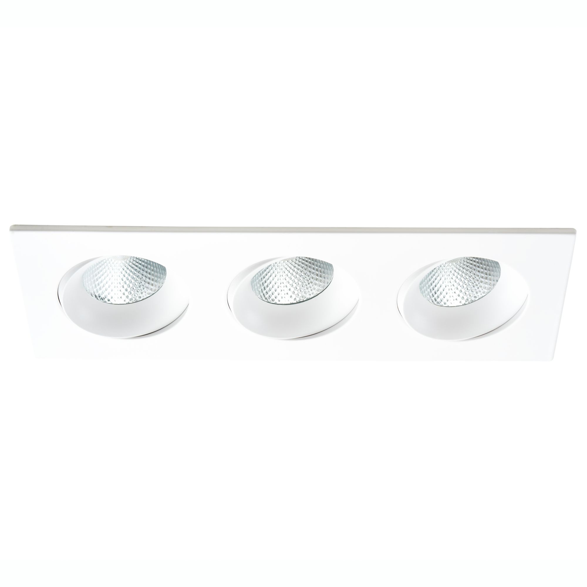 Eurofase Midway 3 1/2" White 3-Light LED Recessed Downlight