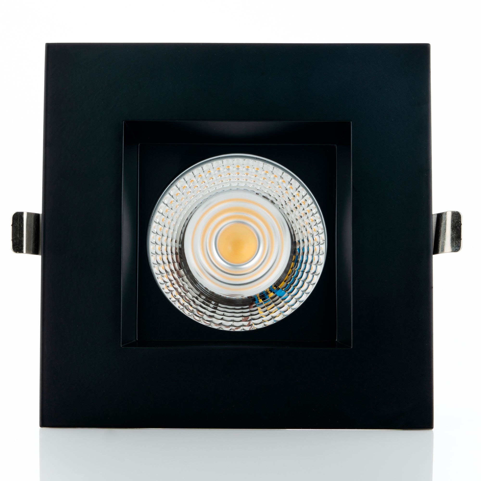 Image 4 Eurofase Midway 6" Black LED Square Recessed Downlight Kit more views