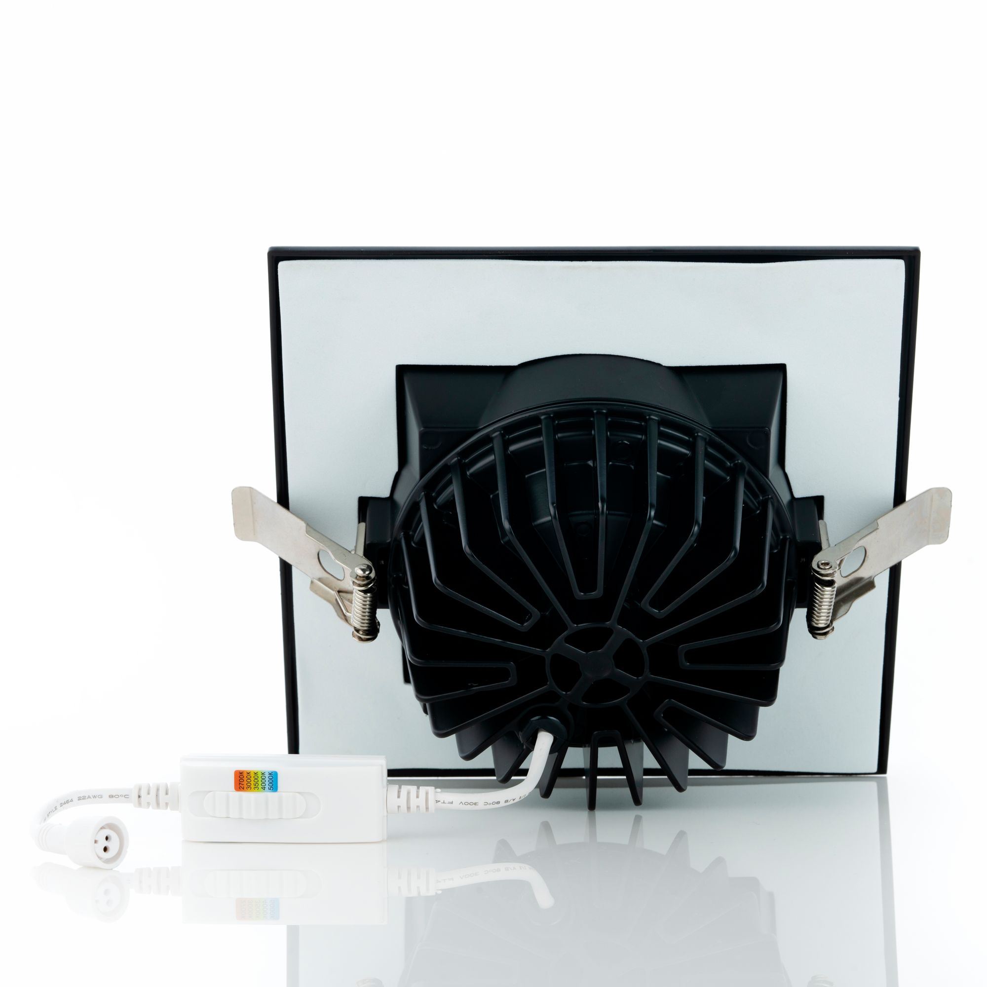 Image 5 Eurofase Midway 6" Black LED Square Recessed Downlight Kit more views