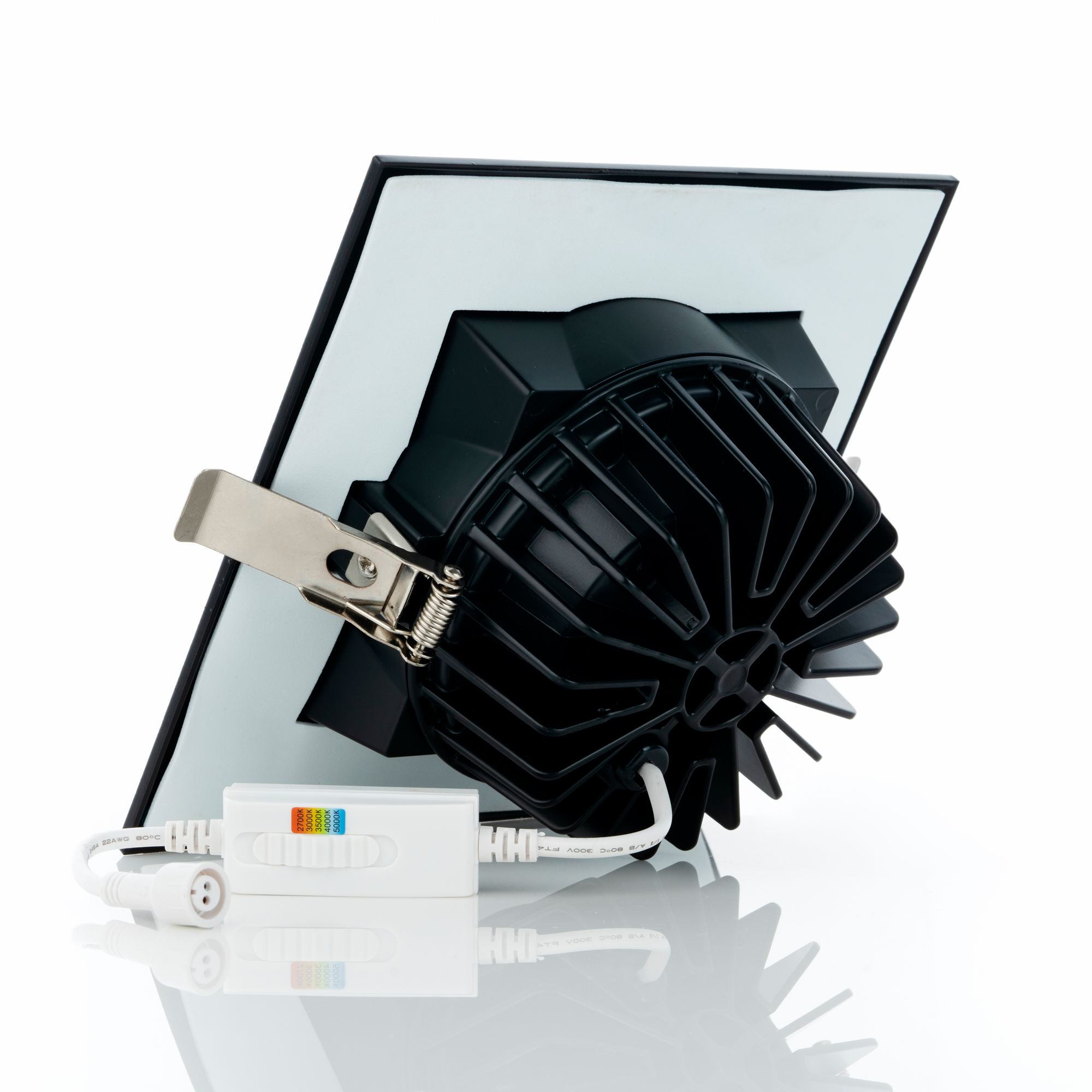 Image 6 Eurofase Midway 6" Black LED Square Recessed Downlight Kit more views