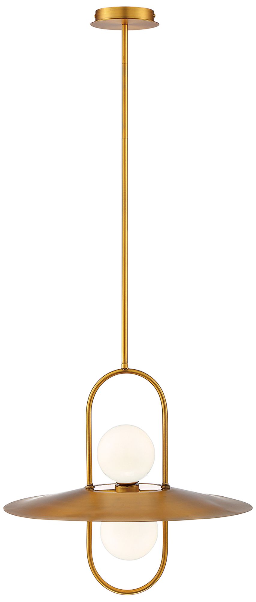 Eurofase Millbrook 20" Wide Brass 2-Light LED Pendant Light