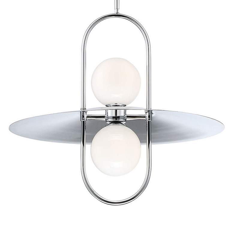 Image 3 Eurofase Millbrook 20 inch Wide Chrome 2-Light LED Pendant Light more views