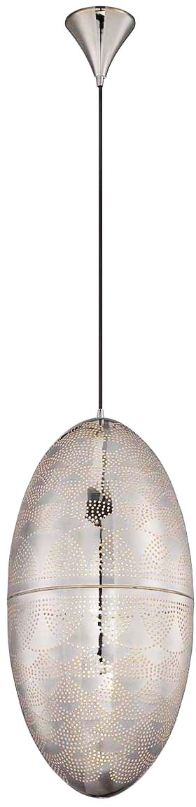 Eurofase Misano 12" Wide Silver Mini Pendant Light