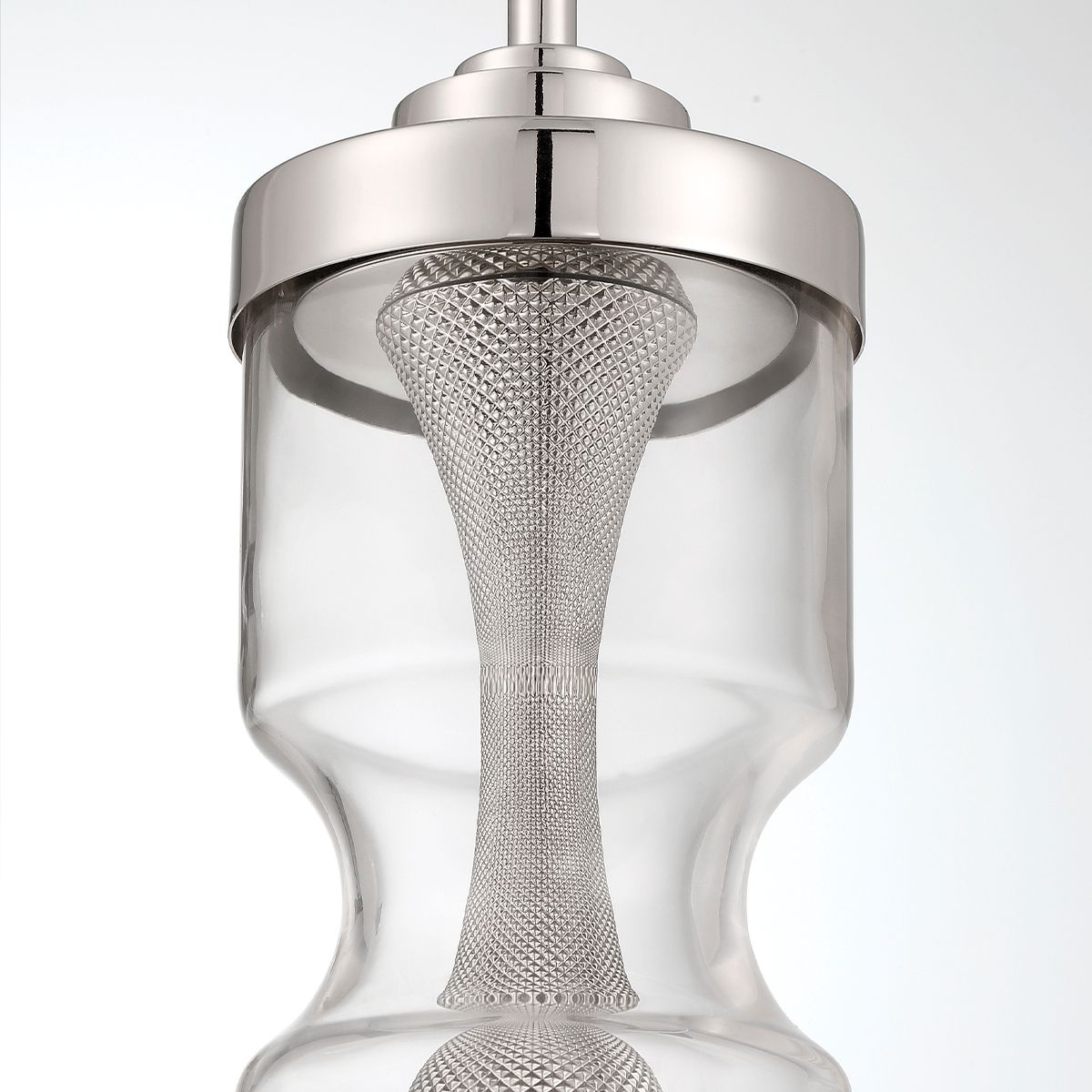 Image 3 Eurofase Mistero 1 Light Pendant in Nickel more views