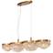 Eurofase Mondo 40 1/2"W Gold Kitchen Island Light Chandelier