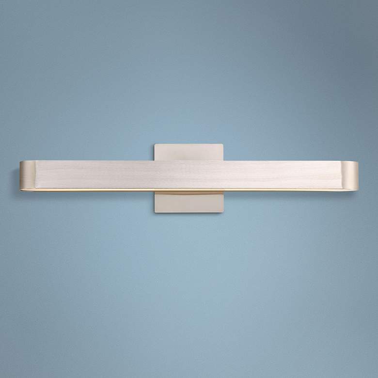 Image 1 Eurofase Moni 23 3/4 inch Wide Aluminum Medium LED Bath Light