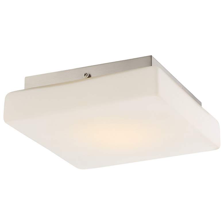 Image 1 Eurofase Monti 2.75 In. x 8.50 In. LED Flushmount in Satin Nickel