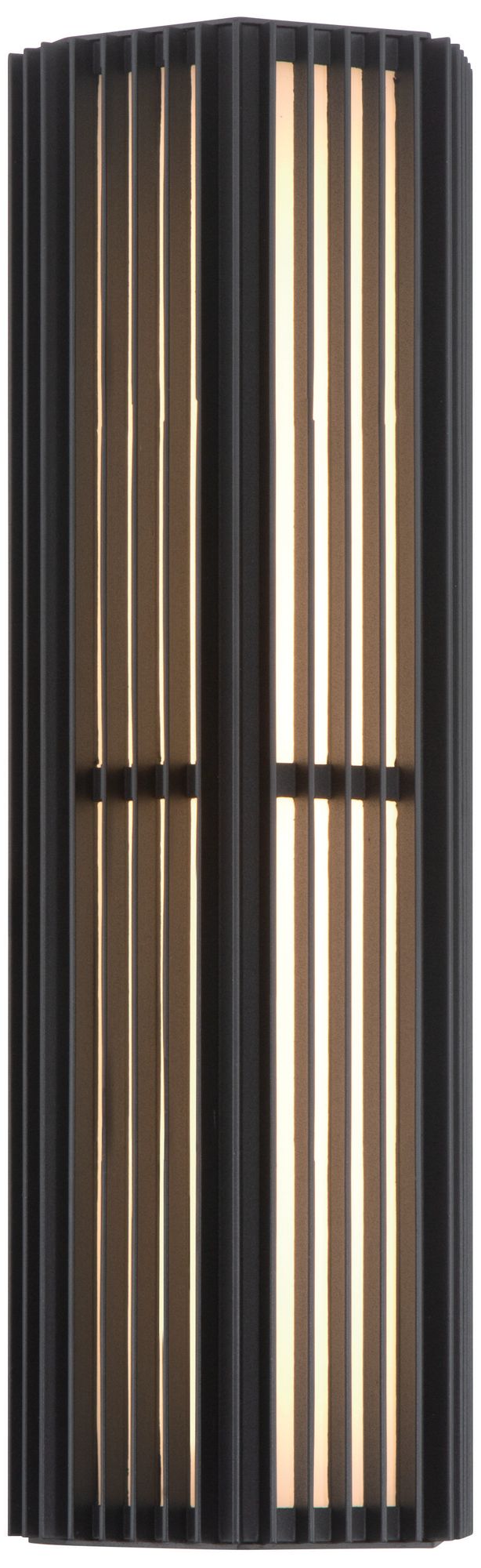 Image 2 Eurofase Morton 18" Integrated LED Outdoor Wall Sconce in Sand Black more views