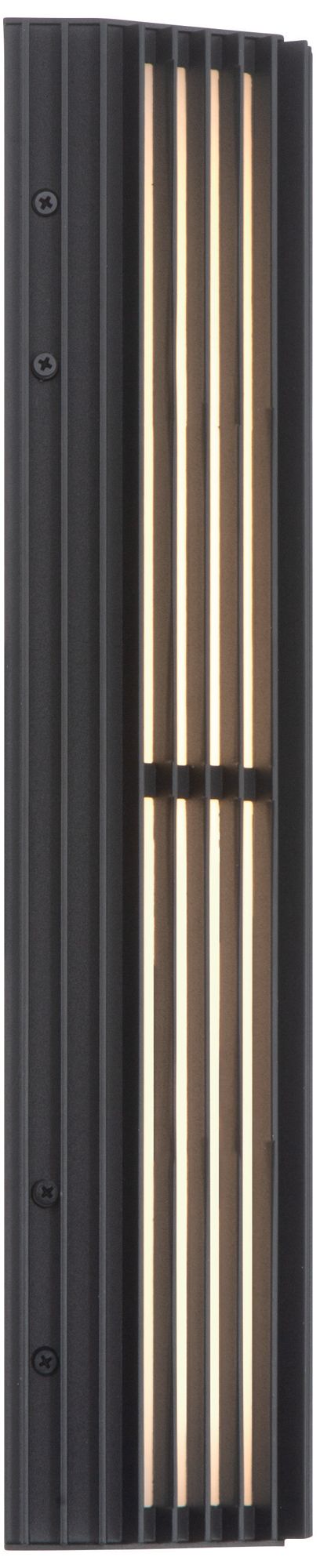 Image 4 Eurofase Morton 18" Integrated LED Outdoor Wall Sconce in Sand Black more views
