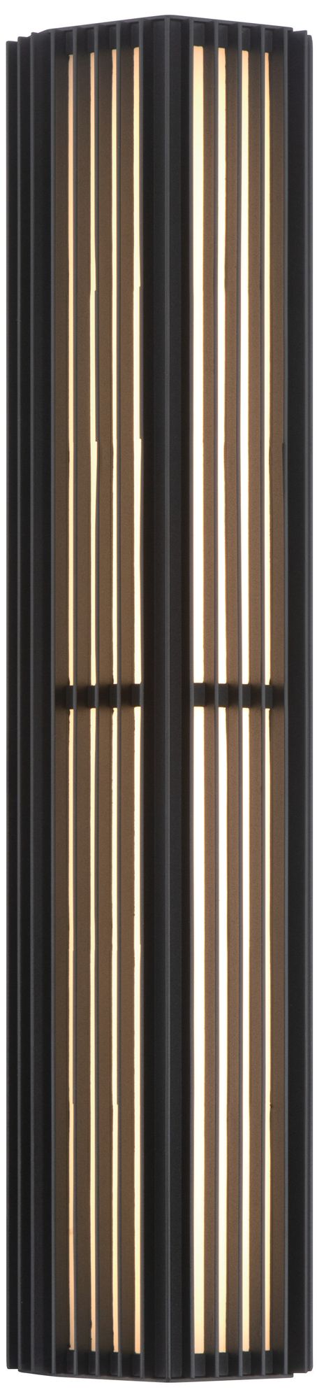 Image 2 Eurofase Morton 24" Integrated LED Outdoor Wall Sconce in Sand Black more views