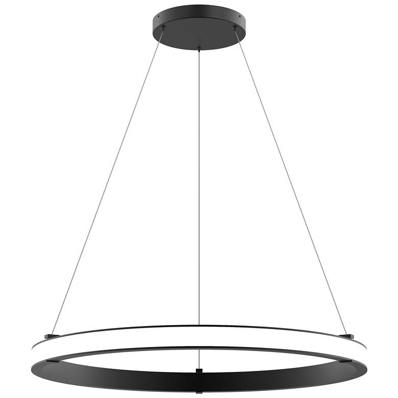 Image 1 Eurofase Mucci 32 In. x 2 In. Pendant in Black