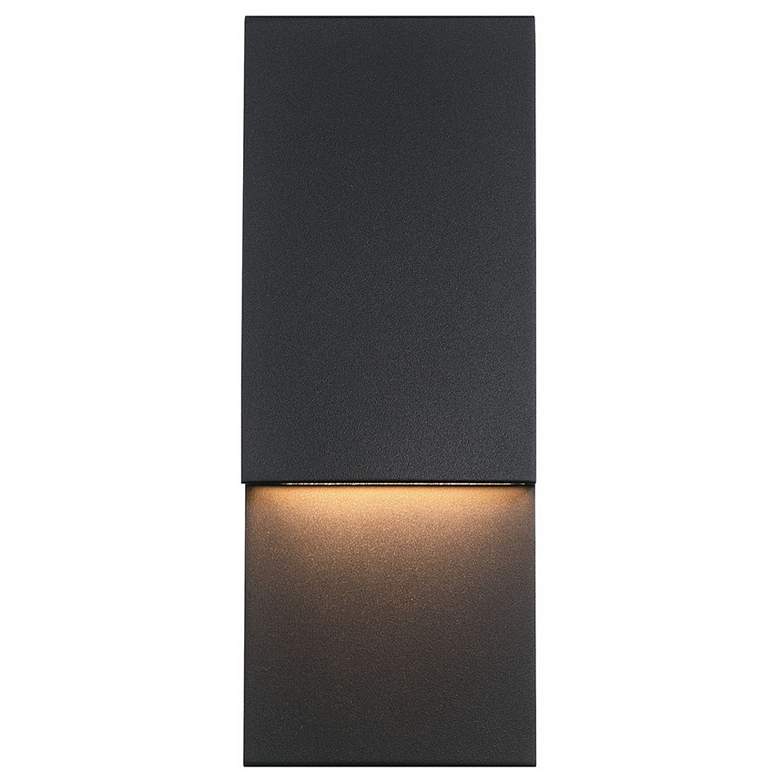 Image 1 Eurofase Nanton 14 inch Outdoor LED Wall Light, Black