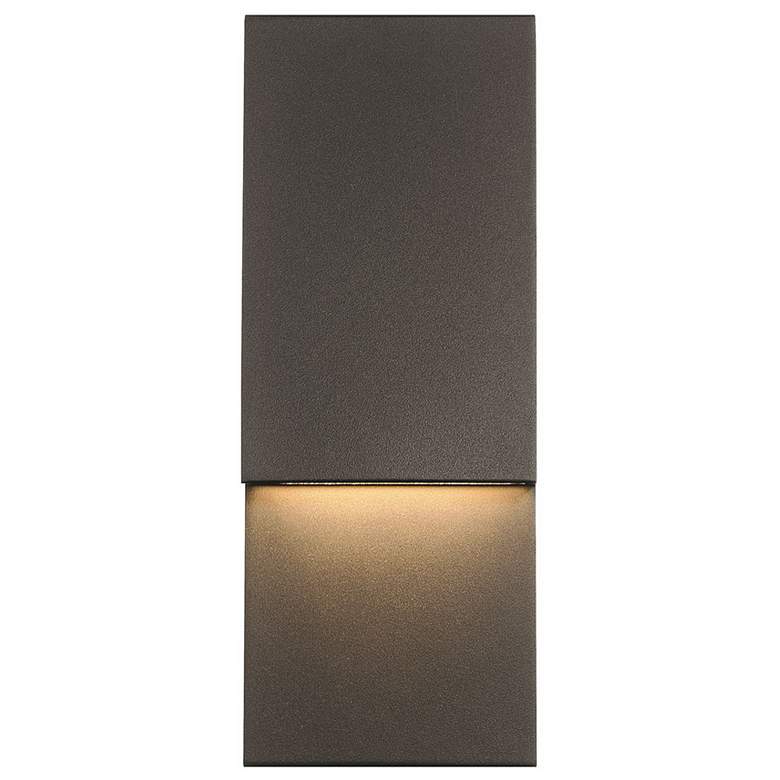 Image 1 Eurofase Nanton 14 inch Outdoor LED Wall Light, Bronze