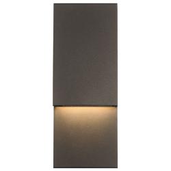 Eurofase Nanton 14 inch Outdoor LED Wall Light, Bronze