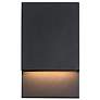 1_Eurofase Nanton 9 inch Outdoor LED Wall Light, Black