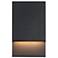 Eurofase Nanton 9 inch Outdoor LED Wall Light, Black