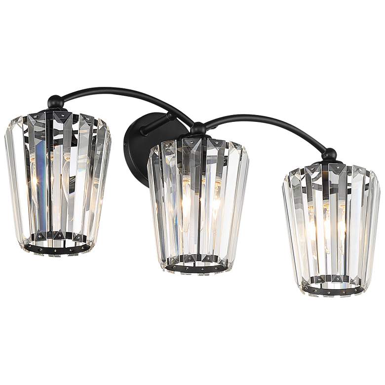 Image 2 Eurofase Natalia 24 1/2" Wide Black 3-Light LED Bath Light