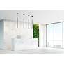 Thumbnail2 of Eurofase Navada 1" Wide Matte Black LED Mini Pendant more views