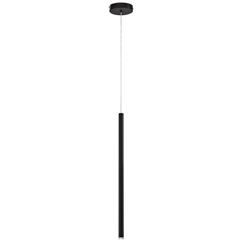 Image 2 Eurofase Navada 1" Wide Modern Black LED Mini Pendant