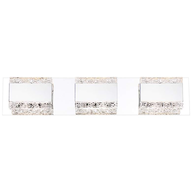 Image 1 Eurofase Nelson 22 3/4" Wide Chrome 3-Light LED Bath Light