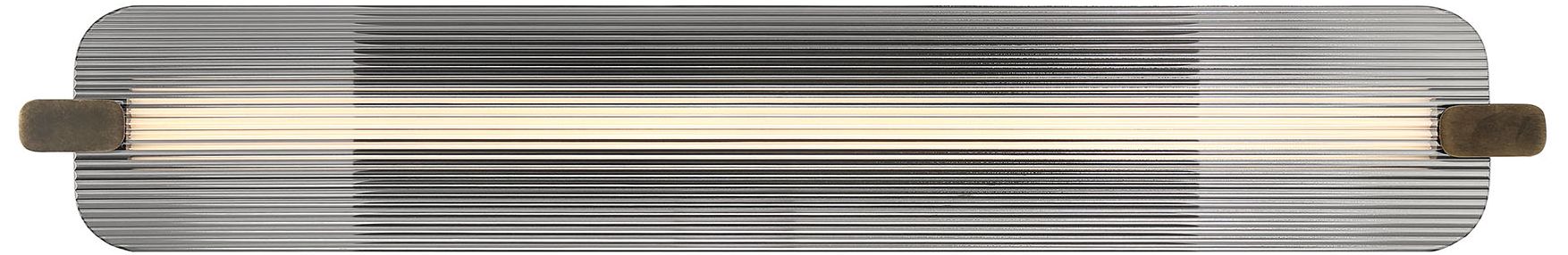 Eurofase Neoness 34 inch Integrated LED Vanity Light in Weathered Brass