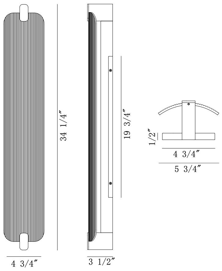 Image 5 Eurofase Neoness 34 inch Integrated LED Vanity Light in Weathered Brass more views