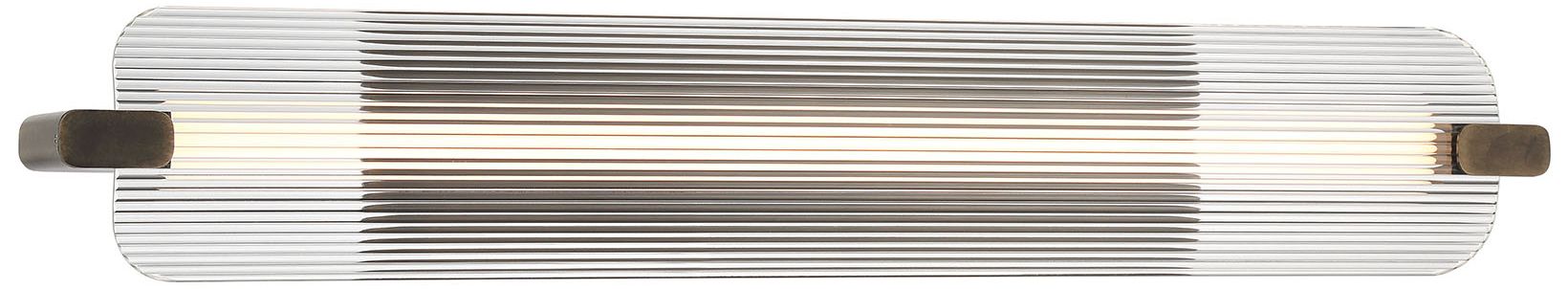 Image 3 Eurofase Neoness 34" Integrated LED Vanity Light in Weathered Brass more views