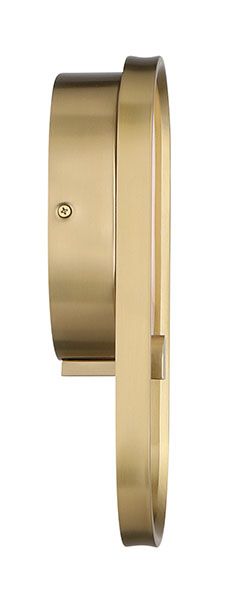 Image 2 Eurofase Noga 11 inch LED Wall Sconce, Gold and Alabaster more views