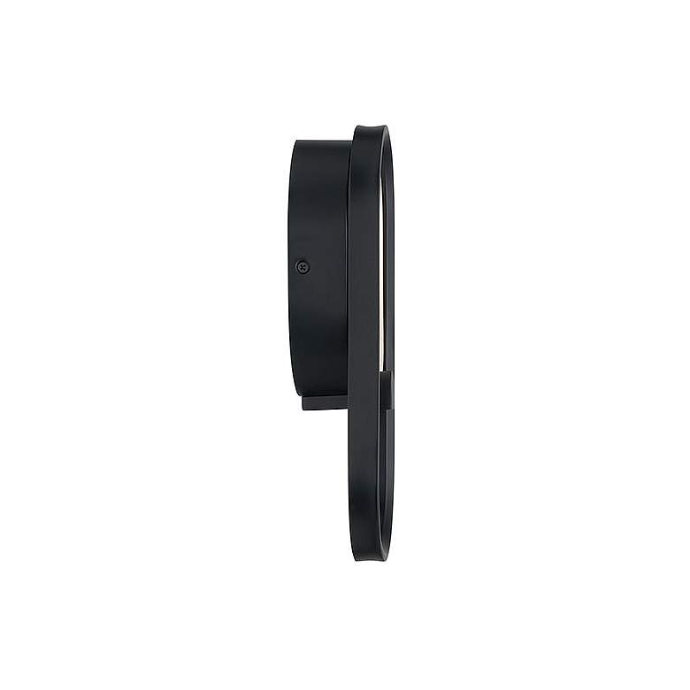 Image 2 Eurofase Noga 11 inch LED Wall Sconce, Matte Black and Alabaster more views