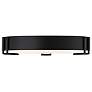 1_Eurofase Noga 16 Inch Flush Mount Ceiling Light, Black / Alabaster