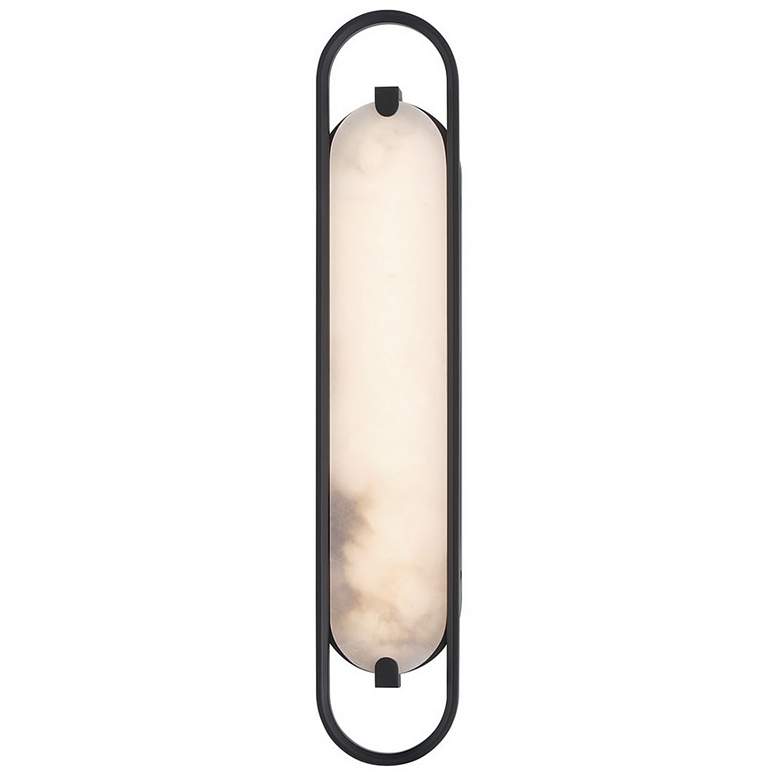 Image 1 Eurofase Noga 24 inch LED Vanity Bath Light, Matte Black and Alabaster