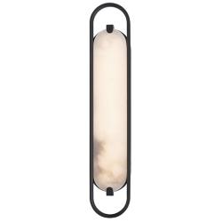 Eurofase Noga 24 inch LED Vanity Bath Light, Matte Black and Alabaster