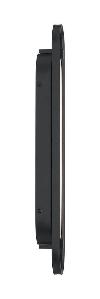 Image 2 Eurofase Noga 24 inch LED Vanity Bath Light, Matte Black and Alabaster more views