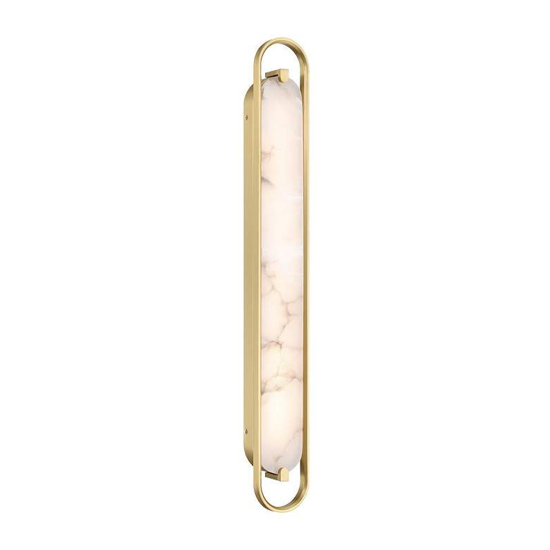 Image 2 Eurofase Noga 36 inch LED Vanity Bath Light, Gold and Alabaster more views