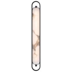 Eurofase Noga 36 inch LED Vanity Bath Light, Matte Black and Alabaster