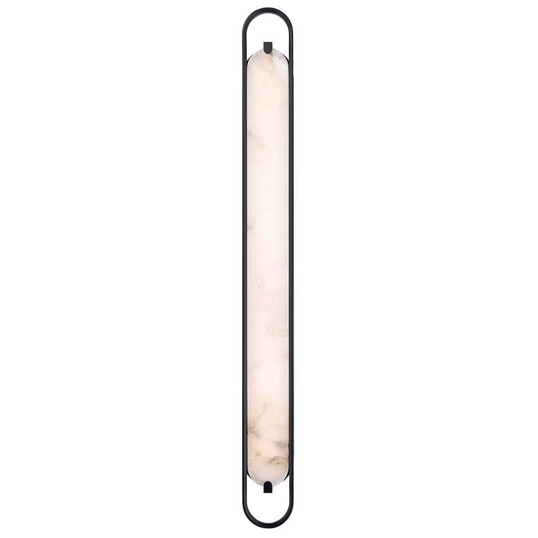 Image 1 Eurofase Noga 46 inch LED Vanity Bath Light, Matte Black and Alabaster