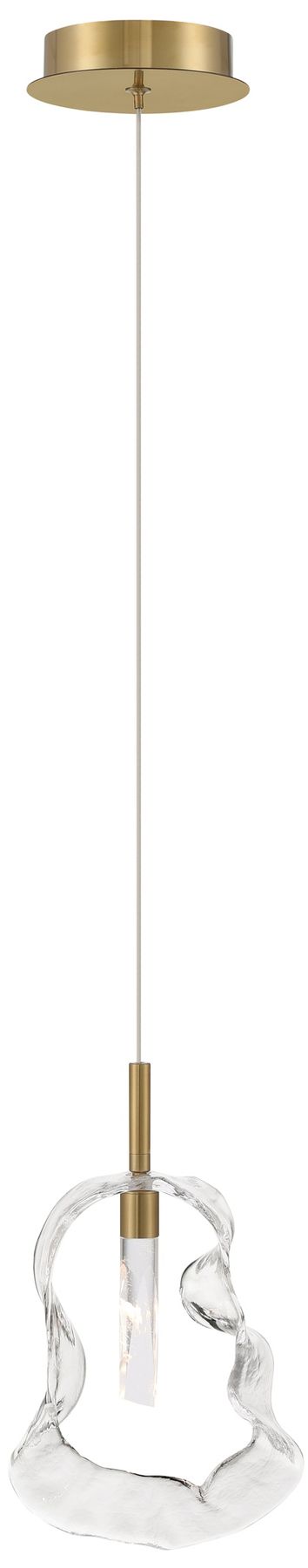 Eurofase Norah 13" Modern LED Pendant in Gold