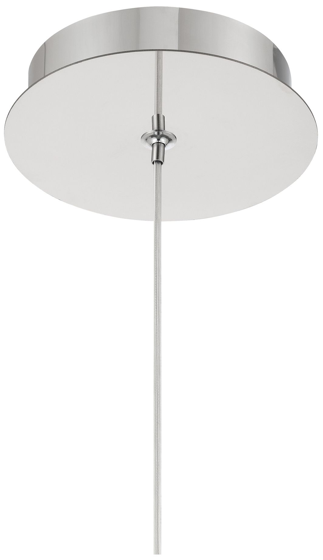 Image 7 Eurofase Norah 13" Modern LED Pendant in Polished Nickel w/ Smoked Glass more views
