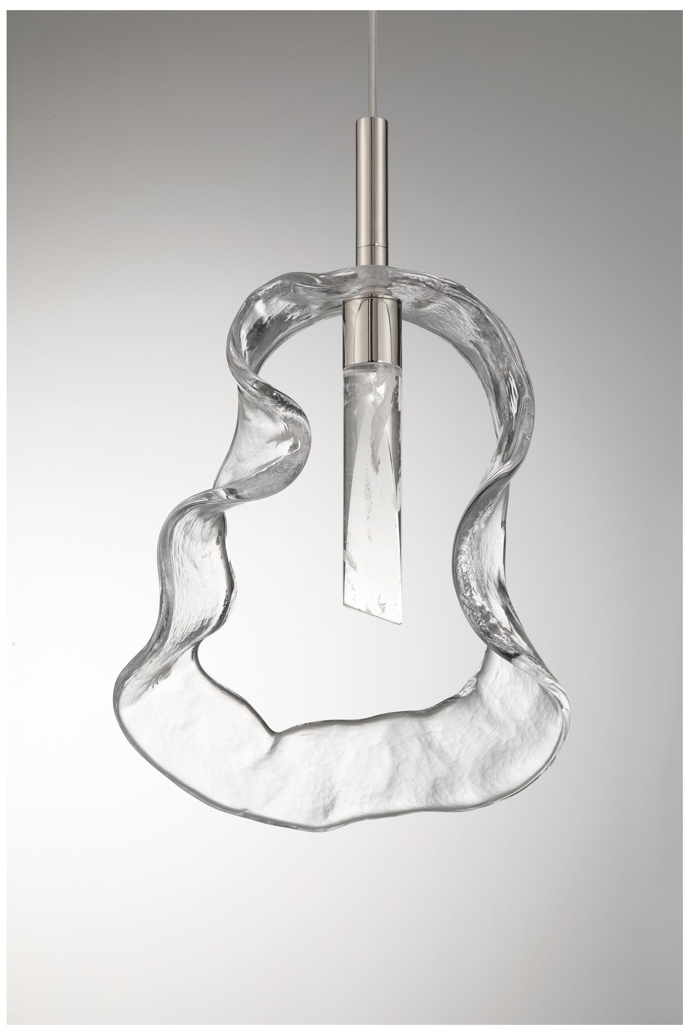 Image 6 Eurofase Norah 13" Modern LED Pendant in Polished Nickel with Clear Glass more views