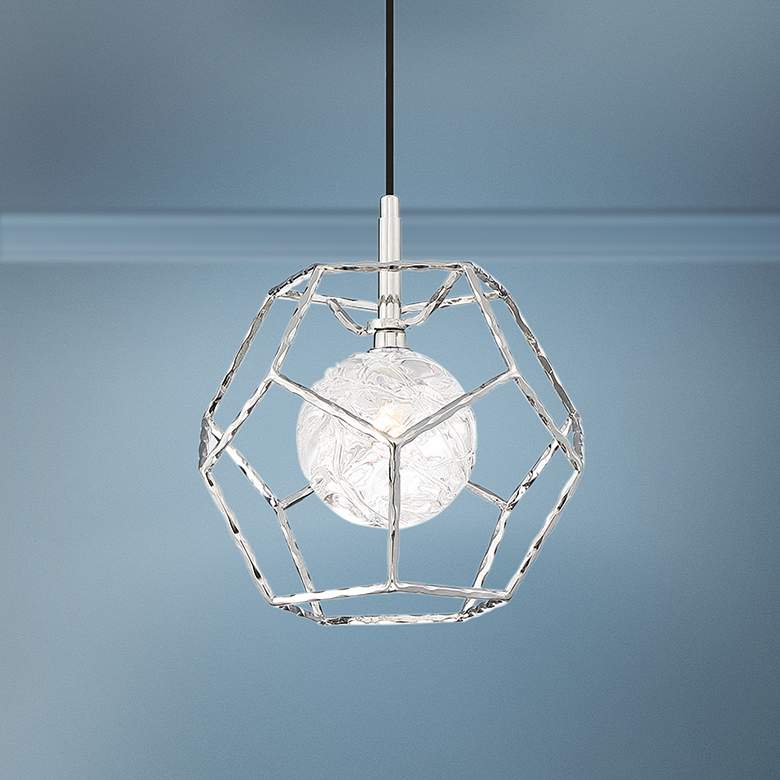 Image 1 Eurofase Norway 10 3/4 inch Wide Chrome LED Mini Pendant Light