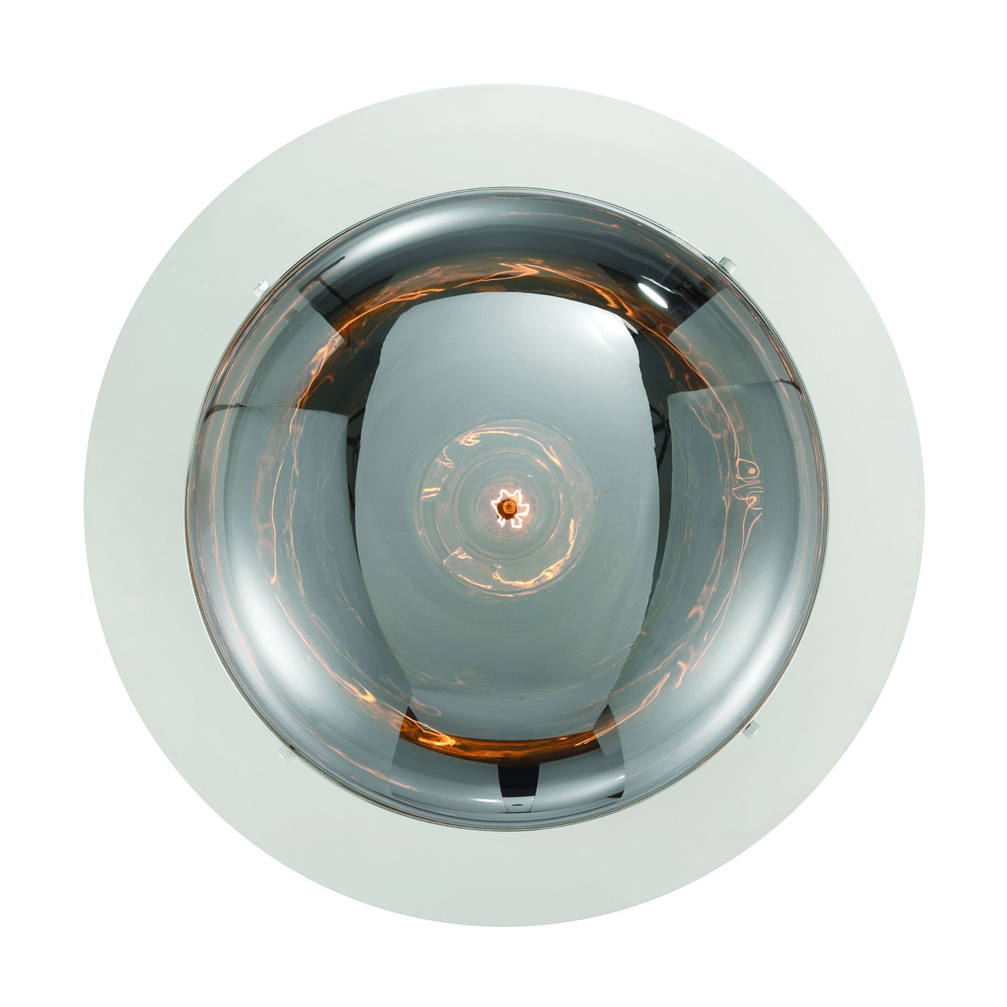 Image 3 Eurofase Nottingham 14" Nickel and Smoked Glass Modern Ceiling Light more views
