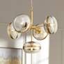1_Eurofase Nottingham 28"W Antique Brass 5-Light Chandelier