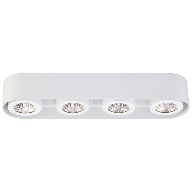 Image 1 Eurofase Nymark 21 3/4 inch Wide White 4-Light LED Ceiling Light