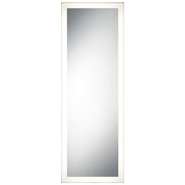 Image 1 Eurofase Odessa Mirrored 21" x 60" Lighted Wall Mirror