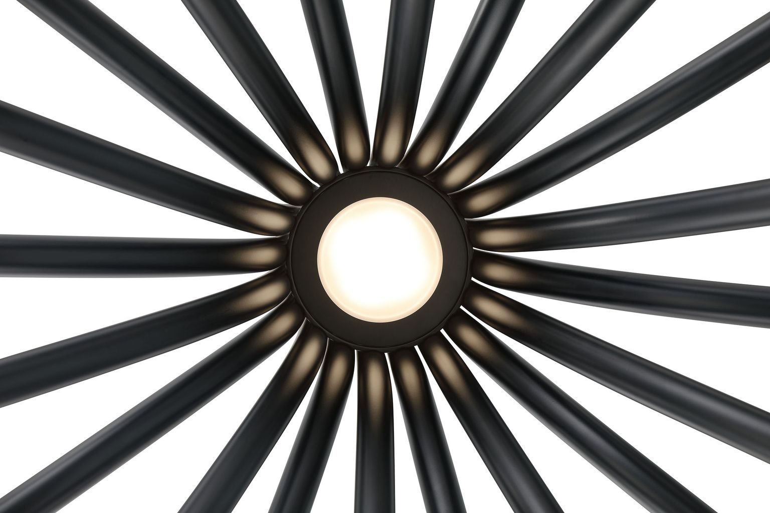 Image 3 Eurofase Olette, Chandelier, 20-Light, 42", Matte Black, Frosted Acrylic more views