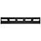 Eurofase Olson 30" Wide Matte Black 5-Light LED Bath Light